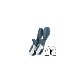 Vibromasseur gonflable anal gris USB Air Pump Booty 2 Satisfyer 